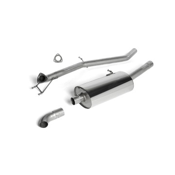 VW Amarok 2.0 BiTDI 163/180 - Cat-Back Exhaust System with Discrete Tailpipe (Exits in OE Position) - Discrete
