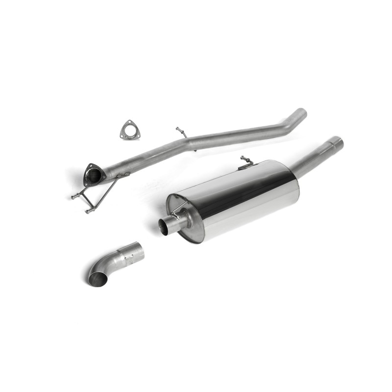 VW Amarok 2.0 BiTDI 163/180 - Cat-Back Exhaust System with Discrete Tailpipe (Exits in OE Position) - Discrete