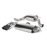 VW Golf Mk5 GTi 2.0T - Resonated (Quieter) Cat-Back Race Exhaust System with Cerakote Black Tips - Cerakote Black