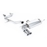 VW Golf Mk5 GTi 2.0T - Non-Resonated (Louder) Cat-Back Race Exhaust System with Twin Polished Tips - Polished
