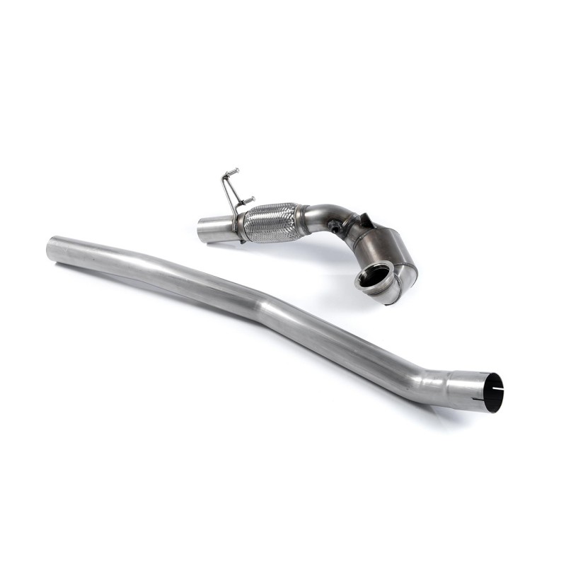 Large Bore Downpipe with Hi-Flow Sports Catalyst (For Milltek Cat-Back) (Seat/VW) - Milltek Cat-Back