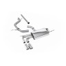 VW Golf Mk5 2.0 TDI 140PS - Non-Resonated (Louder) Cat-Back Exhaust System with Polished Tips (For GTI Valance) - Polished