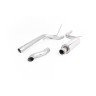 VW Caddy 2.0 TDI (non Maxi Models) - Resonated (Quieter) DPF-Back Exhaust System with Discrete Tip - Discrete