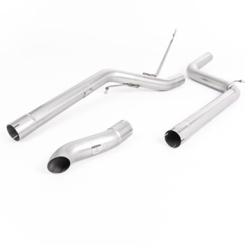 VW Caddy 2.0 TDI (non Maxi Models) - Non-Resonated (Louder) DPF-Back Exhaust System with Discrete Tip - Discrete