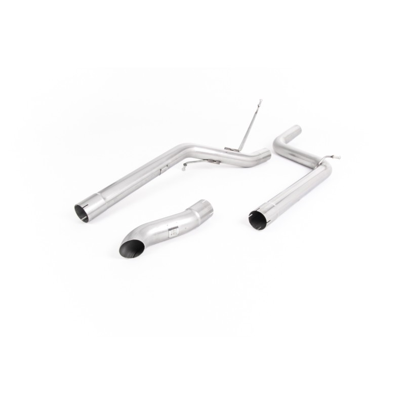 VW Caddy 2.0 TDI (non Maxi Models) - Non-Resonated (Louder) DPF-Back Exhaust System with Discrete Tip - Discrete