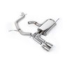 VW Golf Mk5 GTi Edition 30 2.0T - Non-Resonated (Louder) Cat-Back Exhaust System with Titanium Tips - Brushed Titanium
