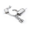 VW Golf Mk5 GTi Edition 30 2.0T - Resonated (Quieter) Cat-Back Exhaust System with Titanium Tips - Brushed Titanium