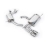 VW Golf Mk6 GT 1.4 TSI 160PS - Resonated (Quieter) Cat-Back Exhaust System with Titanium Tips - Brushed Titanium