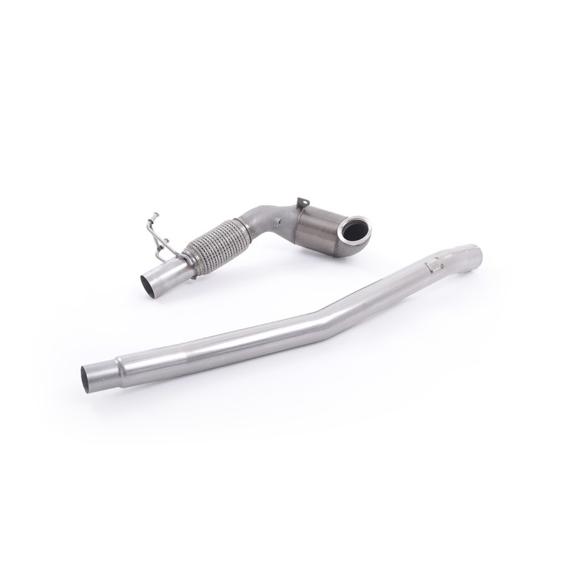 Stainless Steel Cast Downpipe with Race Cat - For OE Cat-Back (Audi/Seat/VW) - OE Cat-Back