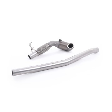 Stainless Steel Cast Downpipe with Race Cat - For Milltek Cat-Back (Audi/Seat/VW) - Milltek Cat-Back