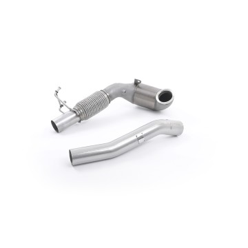 Stainless Steel Cast Downpipe with Race Cat (For Milltek Cat-Back) (Seat/VW) - Milltek Cat-Back