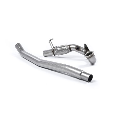 Stainless Steel Cast Large Bore Downpipe with Catalyst Delete (For OE Cat-Back) (Seat/VW) - OE Cat-Back