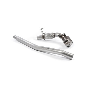 Stainless Steel Cast Large Bore Downpipe with Hi-Flow Sports Catalyst (For OE Cat-Back) (Seat/VW) - OE Cat-Back