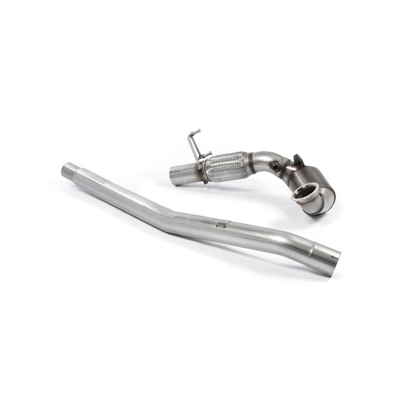 Stainless Steel Cast Large Bore Downpipe with Hi-Flow Sports Catalyst (For OE Cat-Back) (Seat/VW) - OE Cat-Back