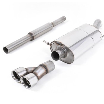 VW Polo GTI 1.8 TSI 192ps - Non-Resonated Cat-Back Exhaust System - Polished