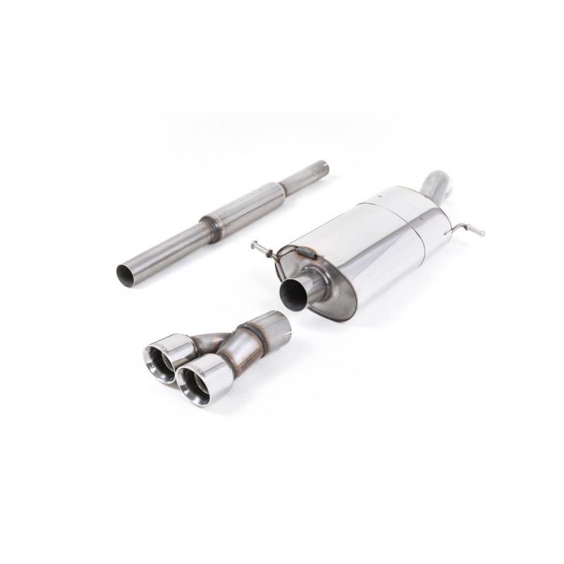 VW Polo GTI 1.8 TSI 192ps - Non-Resonated Cat-Back Exhaust System - Polished