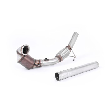 Seat Ibiza Cupra 1.8 TFSI & VW Polo GTI 1.8 TSI - Large Bore Downpipe with Hi-Flow Sports Catalyst (For Milltek Cat-Back) - Milltek Cat-Back