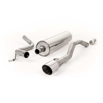 VW Up GTI 115ps & 1.0TSI 90ps - Road+ Cat-Back Exhaust System with GT-90 Polished Trim - Polished