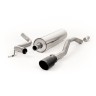 VW Up GTI 115ps & 1.0TSI 90ps - Road+ Cat-Back Exhaust System with GT-90 Cerakote Black Trim - Cerakote Black
