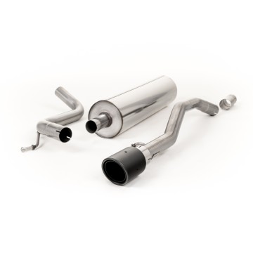VW Up GTI 115ps & 1.0TSI 90ps - Road+ Cat-Back Exhaust System with JET-90 Carbon Trim - Carbon Fibre