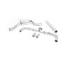 VW Golf MK7.5 GTI (Incl Performance Pack) - Non-Resonated Race (Louder) Cat-Back Exhaust System with GT-100 Polished Trims - Polished