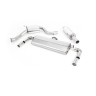 VW Golf MK7.5 GTI (Non Performance Pack/Non GPF) - Resonated (Quieter) Cat-Back Exhaust System with Carbon Jet-100 Trims - Carbon Fibre