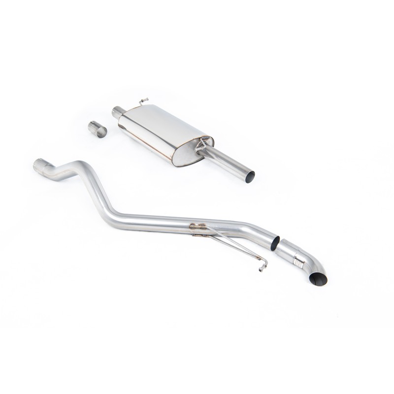 VW T6 SWB 2.0TSI Petrol - Road+ Cat-Back Exhaust System with Discrete Outlet - Discrete