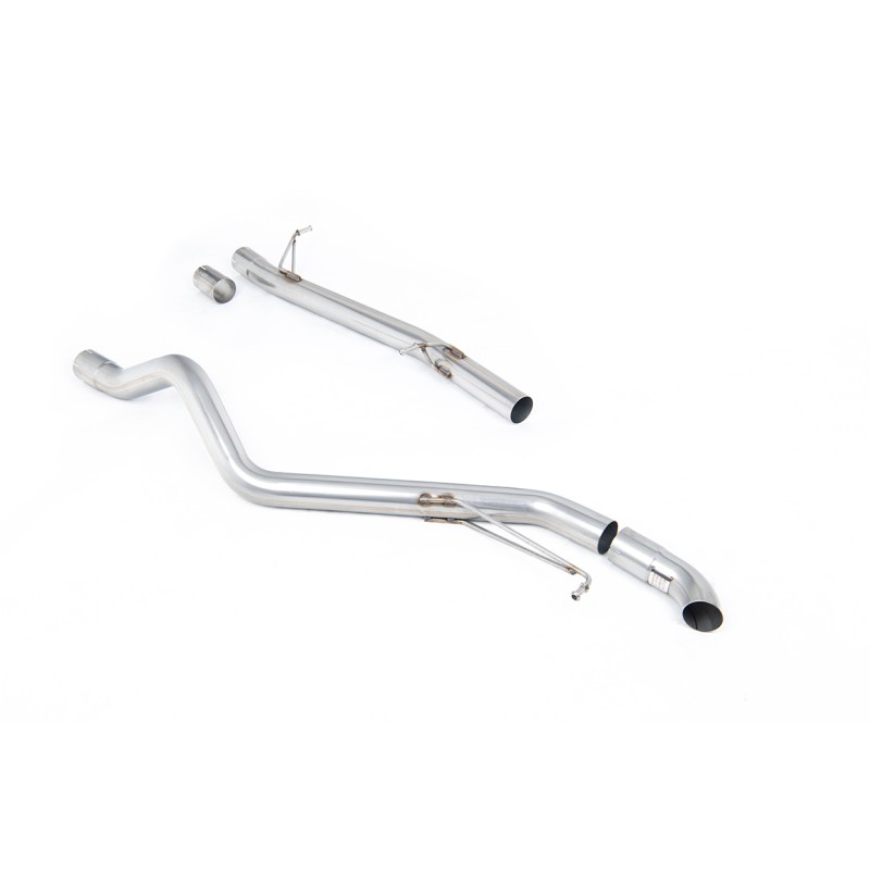 VW T6 SWB 2.0TSI Petrol - Non-Resonated (Louder) Cat-Back Exhaust System with Discreet Outlet - Discrete