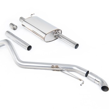 VW T6 LWB 2.0TSI Petrol - Road+ Cat-Back Exhaust System with Discrete Outlet - Discrete