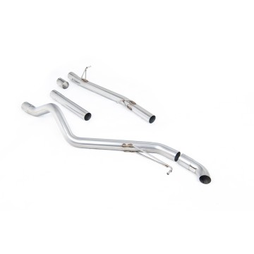 VW T6 LWB 2.0TSI Petrol - Non-Resonated (Louder) Cat-Back Exhaust System with Discrete Outlet - Discrete