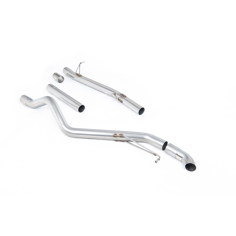 VW T6 LWB 2.0TSI Petrol - Non-Resonated (Louder) Cat-Back Exhaust System with Discrete Outlet - Discrete