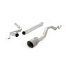 VW Up GTI 115ps & 1.0TSI 90ps - Non-Resonated (Louder) Cat-Back Exhaust System with GT-90 Titanium Trim - Brushed Titanium