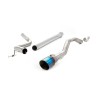 VW Up GTI 115ps & 1.0TSI 90ps - Non-Resonated (Louder) Cat-Back Exhaust System with GT-90 Burnt Titanium Trim - Burnt Titanium