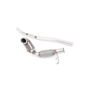 Large Bore Downpipe with HJS Hi-Flow Sports Catalyst - For Milltek Cat-Back (Audi/Seat/VW) - Milltek Cat-Back