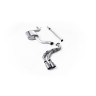 Seat Leon FR 1.8 TSI & VW Golf MK7.5 1.5TSI - Non-Resonated (Louder) Cat-Back Exhaust System with Titanium Trims (GTD Style) - Brushed Titanium
