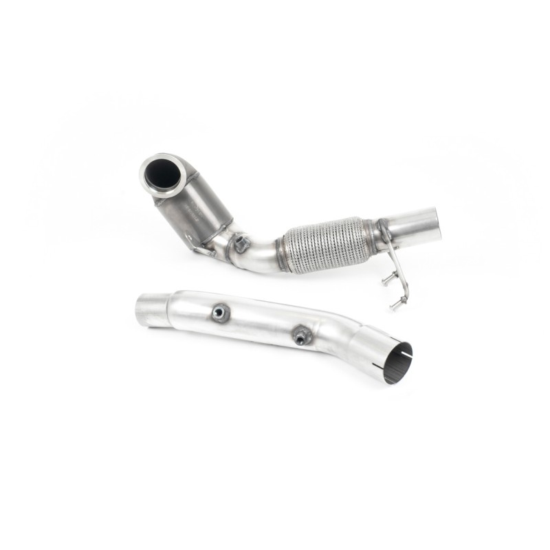 Seat Leon Cupra/Skoda Octavia vRS/VW MK7.5 GTI - Large Bore Downpipe with 200 Cell HJS Catalyst and GPF/OPF Delete (For OE Catback Only) - OE Cat-Back
