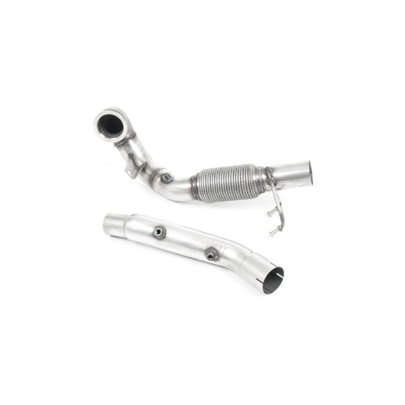 Seat Leon Cupra/Skoda Octavia vRS/VW MK7.5 GTI - Cast Downpipe with GPF/OPF & Catalyst Delete (For OE Catback) - OE Cat-Back