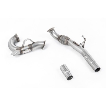 VW Up GTI 115ps & 1.0TSI 90ps - Large Bore Downpipe & De-Cat - For OE Cat-Back - OE Cat-Back