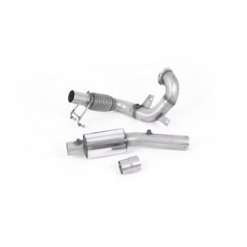 VW Polo GTI 2.0 TSI (AW - 5 Door/Pre Facelift/GPF Models) - Resonated (Quieter) Downpipe & De-Cat - For OE Cat-Back - OE Cat-Back