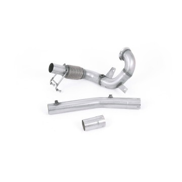 VW Polo GTI 2.0 TSI (AW - 5 Door/Pre Facelift/GPF Models) - Non-Resonated (Louder) Downpipe & De-Cat - For Milltek Cat-Back - Milltek Cat-Back