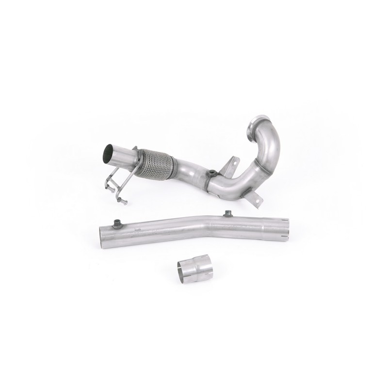 VW Polo GTI 2.0 TSI (AW - 5 Door/Pre Facelift/GPF Models) - Non-Resonated (Louder) Downpipe & De-Cat - For OE Cat-Back - OE Cat-Back