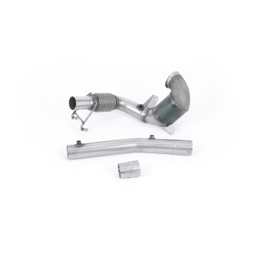 VW Polo GTI 2.0 TSI (AW - 5 Door/Pre Facelift/GPF Models) - Non-Resonated (Louder) Downpipe with Hi-Flow Sports Cat - For OE Cat-Back - OE Cat-Back