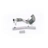 VW Polo GTI 2.0 TSI (AW - 5 Door/Pre Facelift/GPF Models) - Non-Resonated (Louder) Downpipe with Hi-Flow Sports Cat - For Milltek Cat-Back - Milltek Cat-Back
