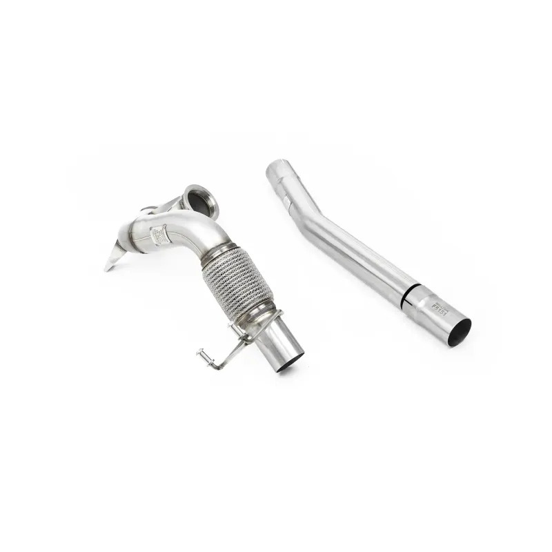 VW Polo GTI 2.0 TSI (AW - 5 Door/Non GPF Models) - Non-Resonated Downpipe and Decat for Milltek Cat Back - Milltek Cat-Back
