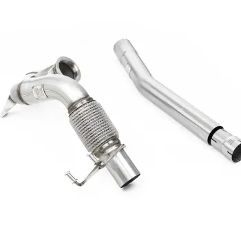 VW Polo GTI 2.0 TSI (AW - 5 Door/Non GPF Models) - Non-Resonated Downpipe and Decat for OE Cat Back - OE Cat-Back