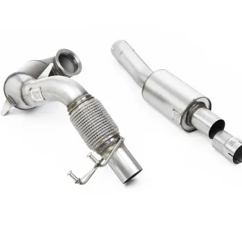 VW Polo GTI 2.0 TSI (AW - 5 Door/Non GPF Models) - Resonated Downpipe and Race Cat for OE Cat Back - OE Cat-Back