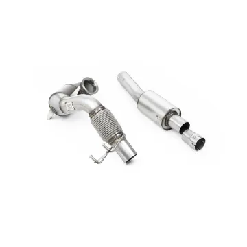 VW Polo GTI 2.0 TSI (AW - 5 Door/Non GPF Models) - Resonated Downpipe and Race Cat for OE Cat Back - OE Cat-Back