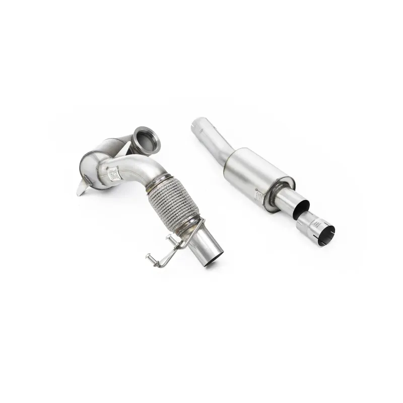 VW Polo GTI 2.0 TSI (AW - 5 Door/Non GPF Models) - Resonated Downpipe and Race Cat for OE Cat Back - OE Cat-Back