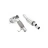 VW Polo GTI 2.0 TSI (AW - 5 Door/Non GPF Models) - Resonated Downpipe and Race Cat for OE Cat Back - OE Cat-Back