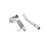 VW Polo GTI 2.0 TSI (AW - 5 Door/Non GPF Models) - Non-Resonated Downpipe and Race Cat for Milltek Cat Back - Milltek Cat-Back
